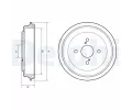 Brzdov� buben&nbsp;DELPHI&nbsp;&dash;&nbsp;DF BF674