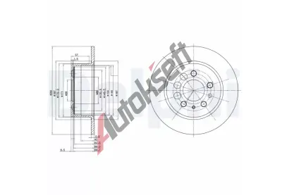 DELPHI Brzdov kotou - 281 mm DF BG2103, BG2103