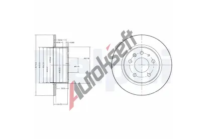 DELPHI Brzdov kotou - 279 mm DF BG2240, BG2240