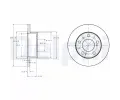 DELPHI Brzdov kotou - 256 mm ‐ DF BG2253