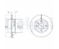 Brzdový kotouč DELPHI ‐ DF BG2424 Brzdový kotouč DELPHI ‐ DF BG2424