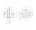 Brzdový kotouč DELPHI ‐ DF BG2439 Brzdový kotouč DELPHI ‐ DF BG2439