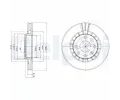 DELPHI Brzdov kotou - 256 mm ‐ DF BG2443