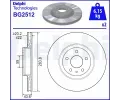 DELPHI Brzdov kotou - 284 mm ‐ DF BG2512