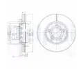 Brzdov kotou DELPHI ‐ DF BG2518