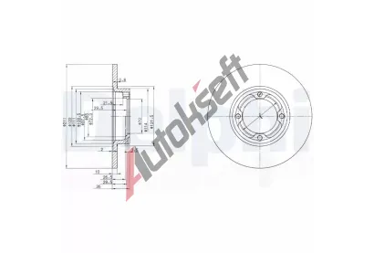 DELPHI Brzdov kotou - 211 mm DF BG2533, BG2533
