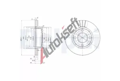 DELPHI Brzdov kotou - 256 mm DF BG2668, BG2668