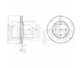 Brzdový kotouč DELPHI ‐ DF BG2798 Brzdový kotouč DELPHI ‐ DF BG2798