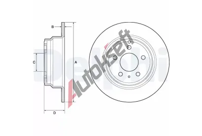 DELPHI Brzdov kotou - 295 mm DF BG2842, BG2842