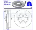 Brzdový kotouč DELPHI ‐ DF BG3036 Brzdový kotouč DELPHI ‐ DF BG3036