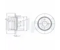 Brzdový kotouč DELPHI ‐ DF BG3054C Brzdový kotouč DELPHI ‐ DF BG3054C