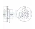 Brzdov kotou DELPHI ‐ DF BG3268