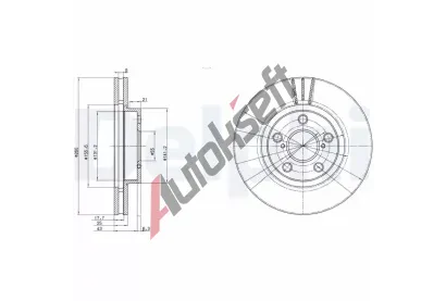 DELPHI Brzdov kotou - 260 mm DF BG3347, BG3347