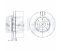 Brzdov kotou DELPHI ‐ DF BG3501C