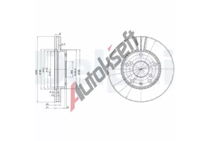 DELPHI Brzdov kotou - 256 mm DF BG3531, BG3531