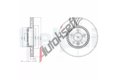 DELPHI Brzdov kotou - 316 mm DF BG3784, BG3784