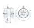 Brzdov kotou DELPHI ‐ DF BG3819