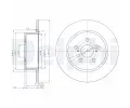 Brzdov kotou DELPHI ‐ DF BG3922