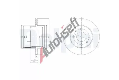 DELPHI Brzdov kotou - 234 mm DF BG3946, BG3946