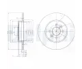 Brzdový kotouč DELPHI ‐ DF BG3992 Brzdový kotouč DELPHI ‐ DF BG3992