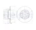 DELPHI Brzdov kotou - 278 mm ‐ DF BG3994