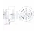 Brzdový kotouč DELPHI ‐ DF BG4010 Brzdový kotouč DELPHI ‐ DF BG4010