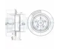 Brzdov kotou DELPHI ‐ DF BG4041