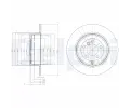 DELPHI Brzdov kotou - 354 mm ‐ DF BG4066