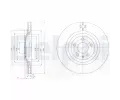 DELPHI Brzdov kotou - 330 mm ‐ DF BG4087