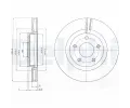 Brzdov kotou DELPHI ‐ DF BG4109C