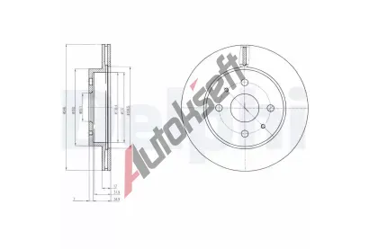 DELPHI Brzdov kotou - 246 mm DF BG4128, BG4128