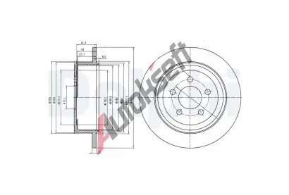 DELPHI Brzdov kotou - 316 mm DF BG4159, BG4159