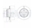 Brzdov kotou DELPHI ‐ DF BG4168