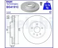 DELPHI Brzdov kotou - 276 mm ‐ DF BG4191C