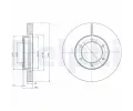 Brzdov kotou DELPHI ‐ DF BG4209