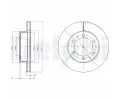 Brzdov kotou DELPHI ‐ DF BG4211C