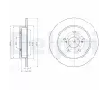 Brzdov kotou DELPHI ‐ DF BG4222