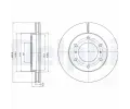 DELPHI Brzdov kotou - 290 mm ‐ DF BG4229
