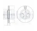 Brzdov kotou DELPHI ‐ DF BG4231C