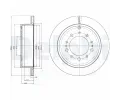 Brzdov kotou DELPHI ‐ DF BG4275