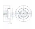 Brzdov kotou DELPHI ‐ DF BG4289
