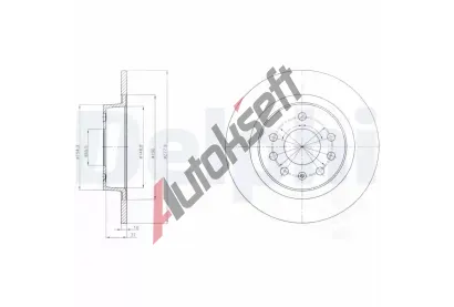 DELPHI Brzdov kotou DF BG4300, BG4300