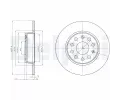 Brzdov kotou DELPHI ‐ DF BG4324C