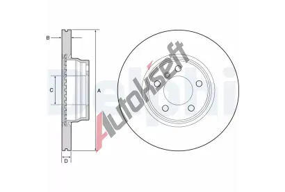 DELPHI Brzdov kotou - 330 mm DF BG4458C, BG4458C