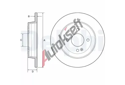 DELPHI Brzdov kotou - 262 mm DF BG4564, BG4564