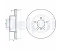 Brzdov kotou DELPHI ‐ DF BG4645C