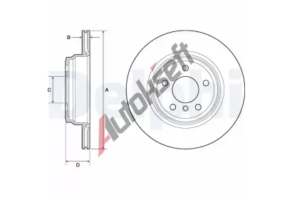 DELPHI Brzdov kotou - 330 mm DF BG4665C, BG4665C