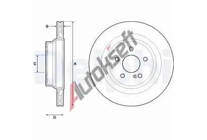 DELPHI Brzdov� kotou� DF BG4705C, BG4705C