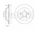 Brzdový kotouč DELPHI ‐ DF BG4708C Brzdový kotouč DELPHI ‐ DF BG4708C