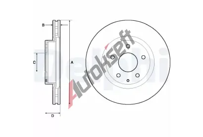 DELPHI Brzdov kotou - 295 mm DF BG4713C, BG4713C